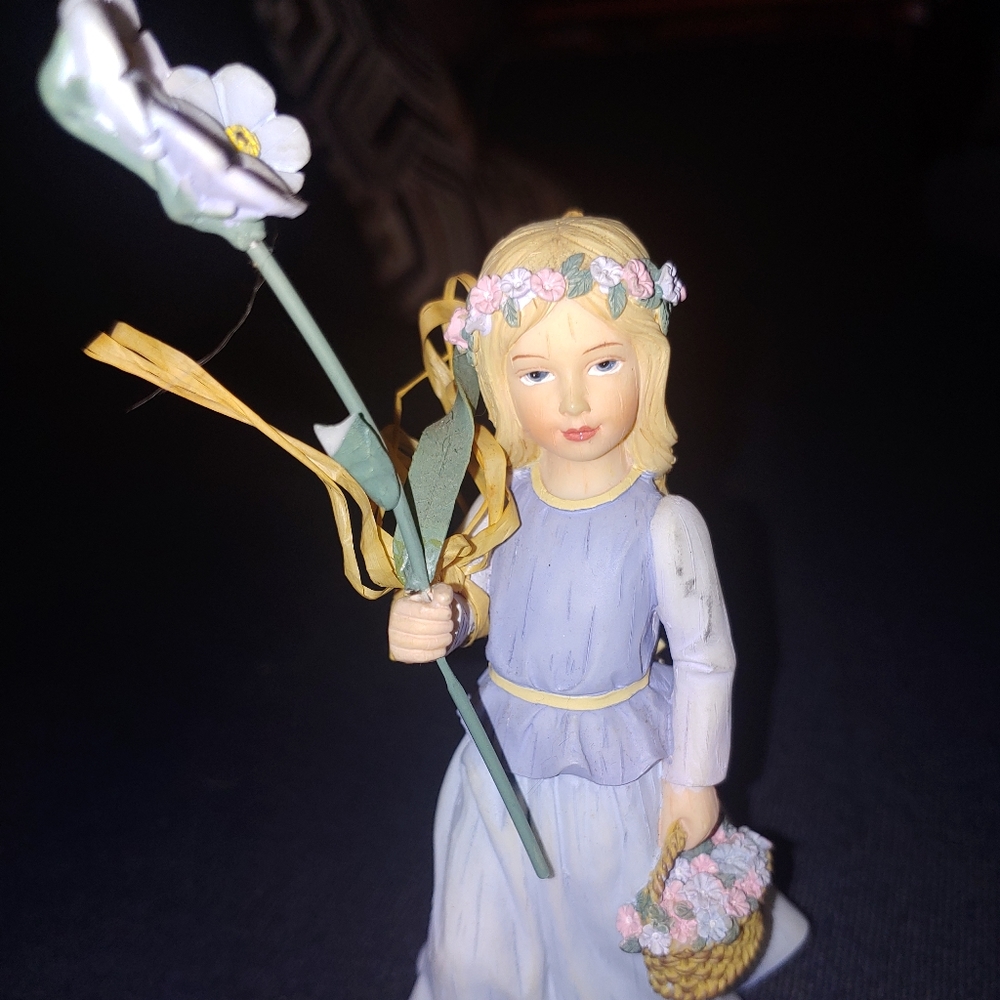DEMDACO Wildflower Angels Forget Me Not For Remembrance Kathy Killip 2001